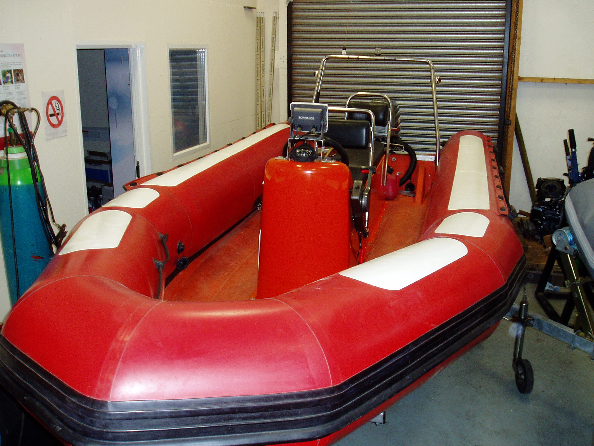 Stock boat at Auto Marine Services