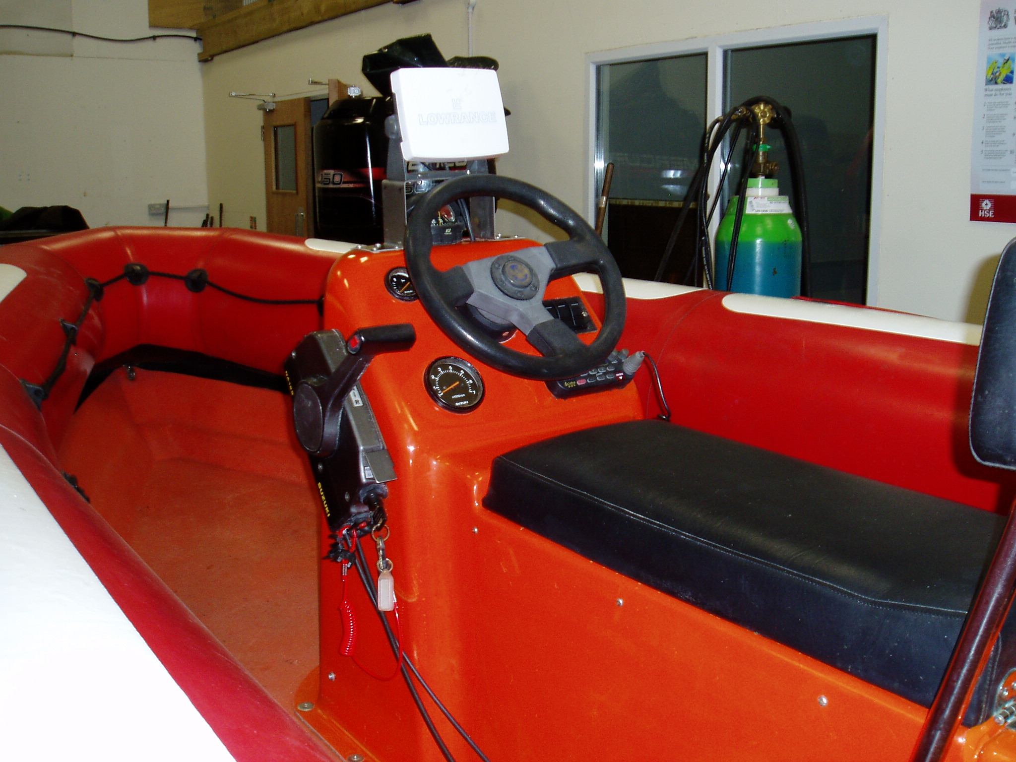 Stock boat at Auto Marine Services