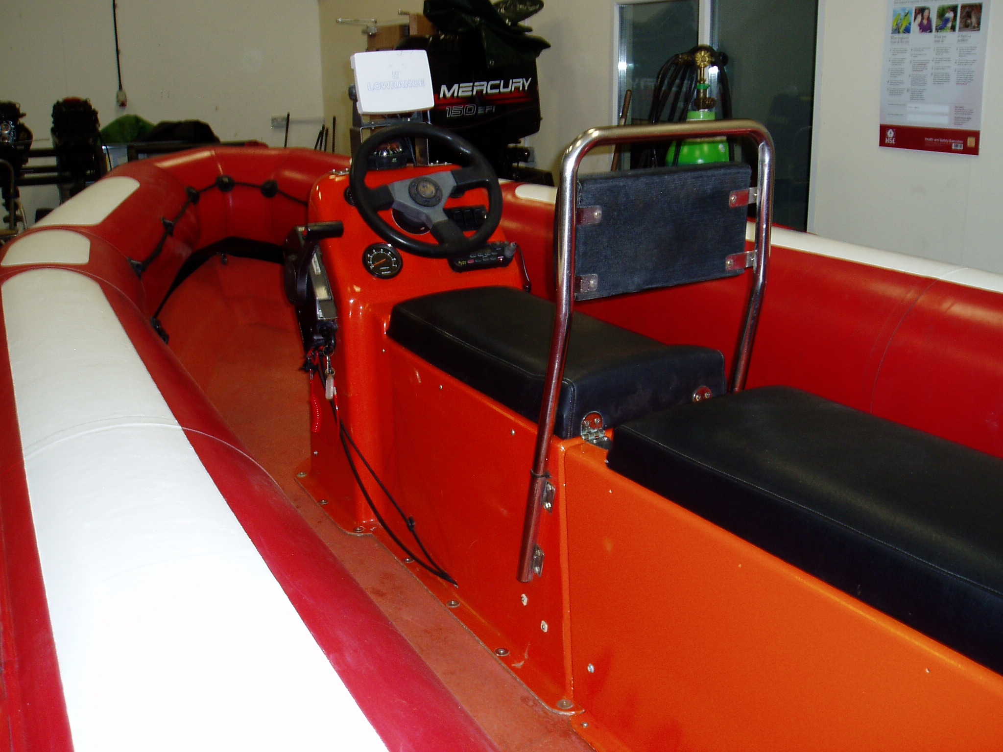 Stock boat at Auto Marine Services