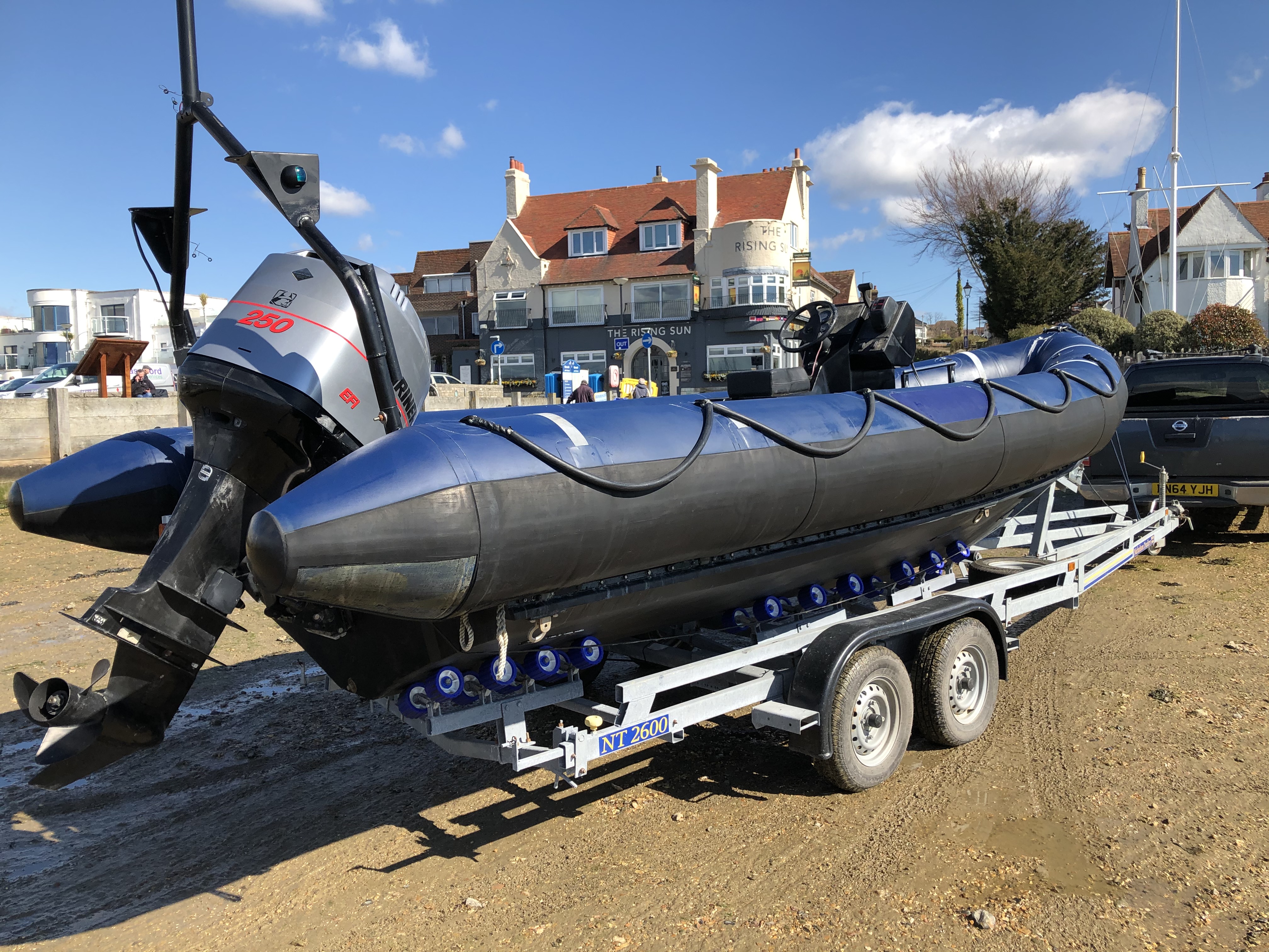 Stock boat at Auto Marine Services
