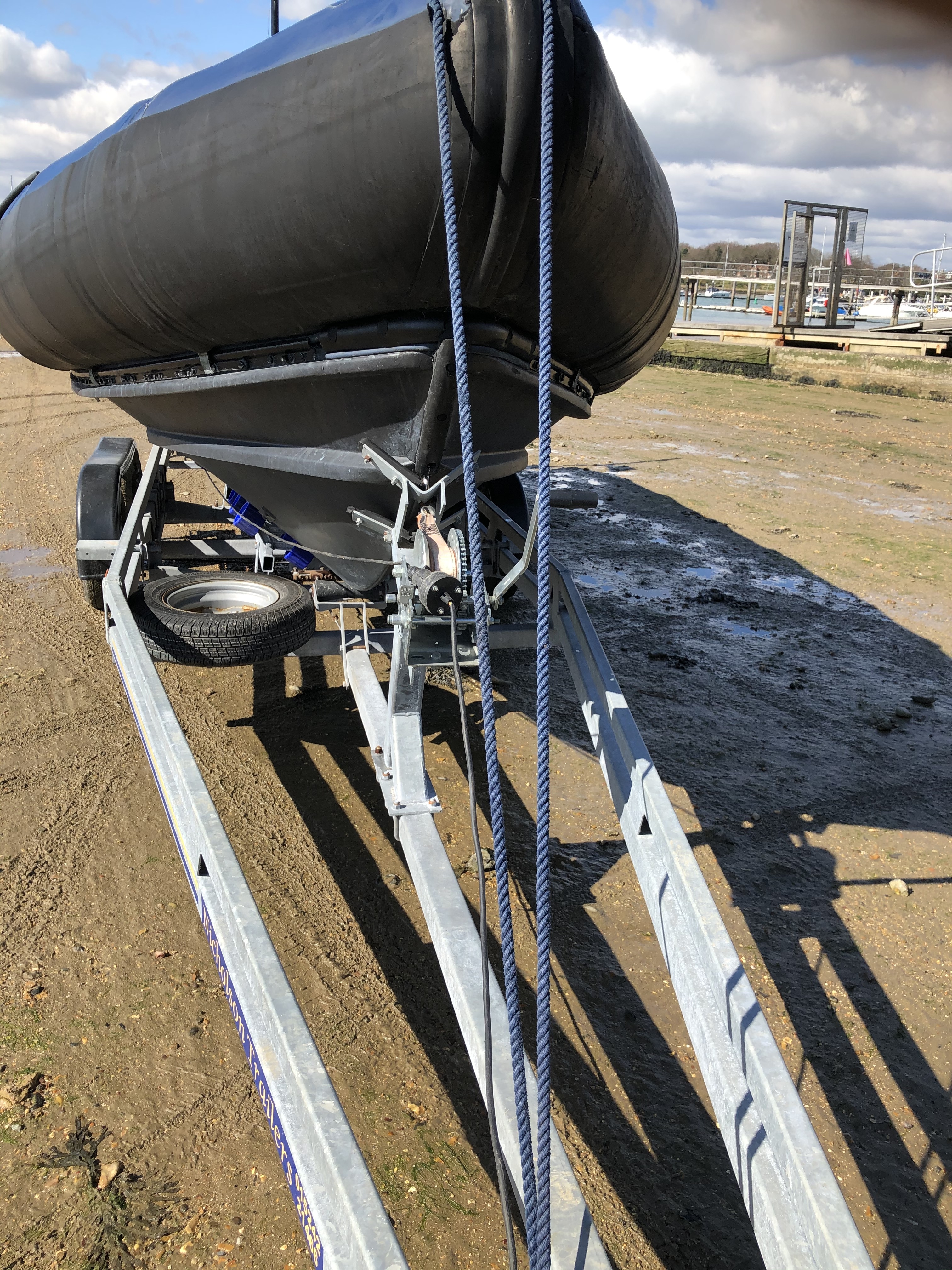 Stock boat at Auto Marine Services