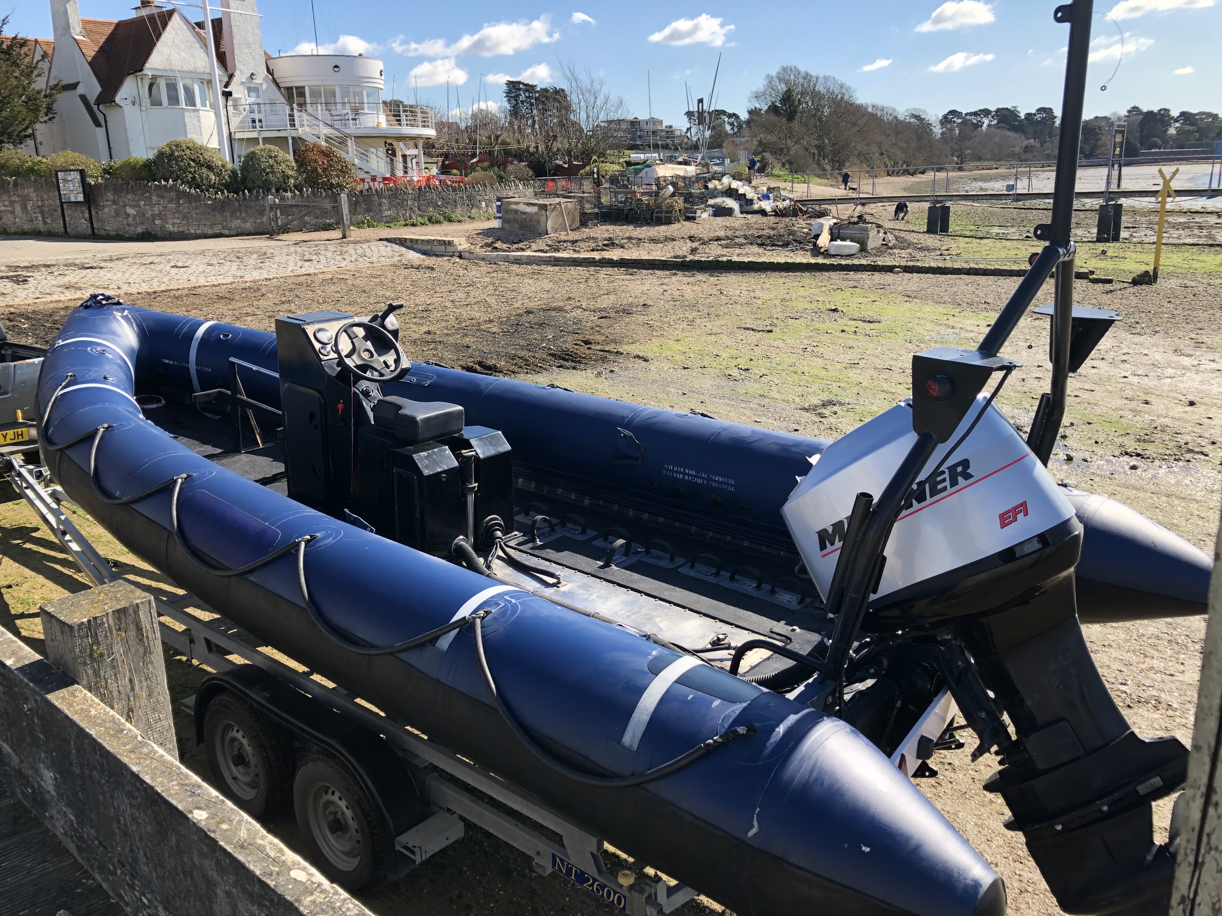 Stock boat at Auto Marine Services
