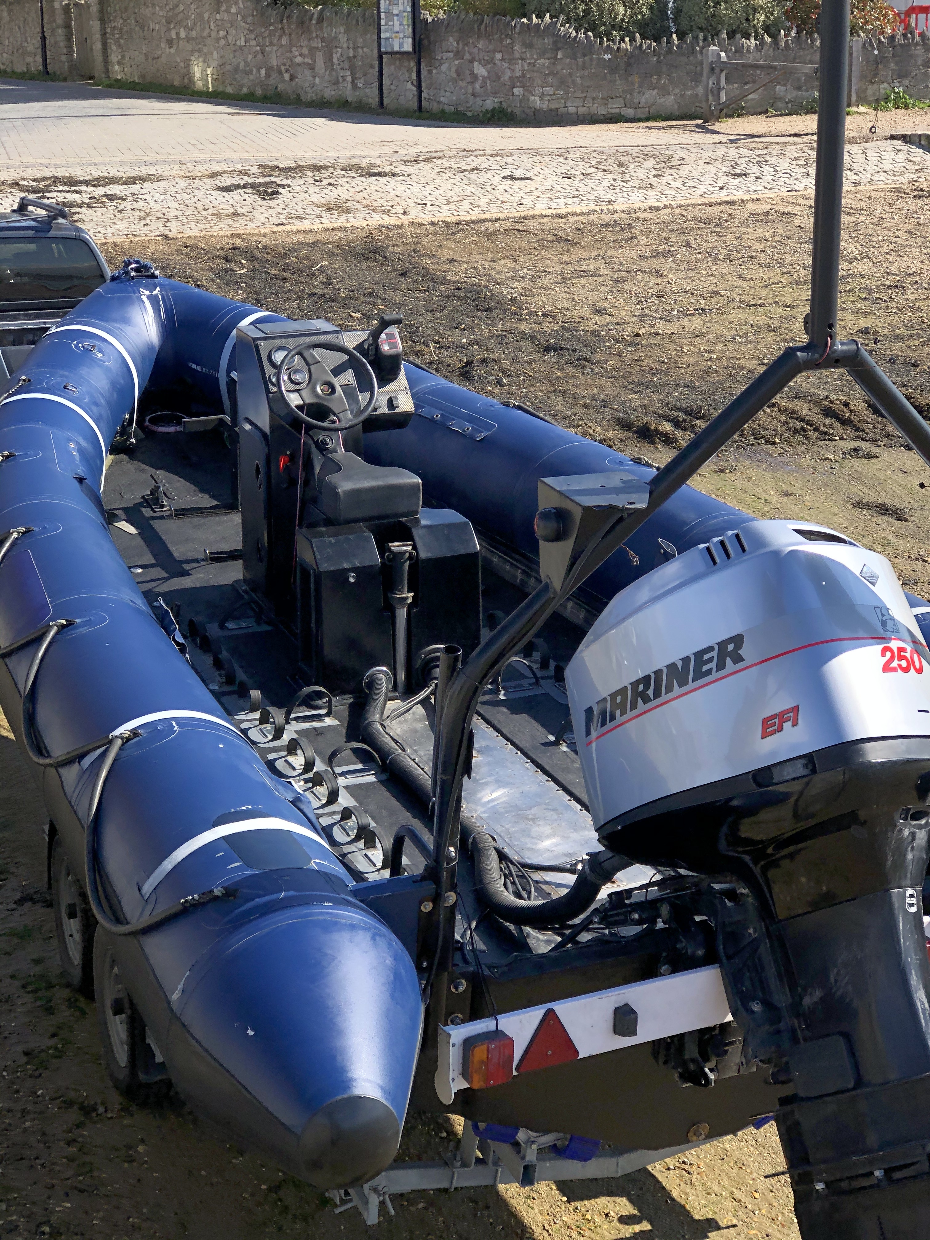 Stock boat at Auto Marine Services