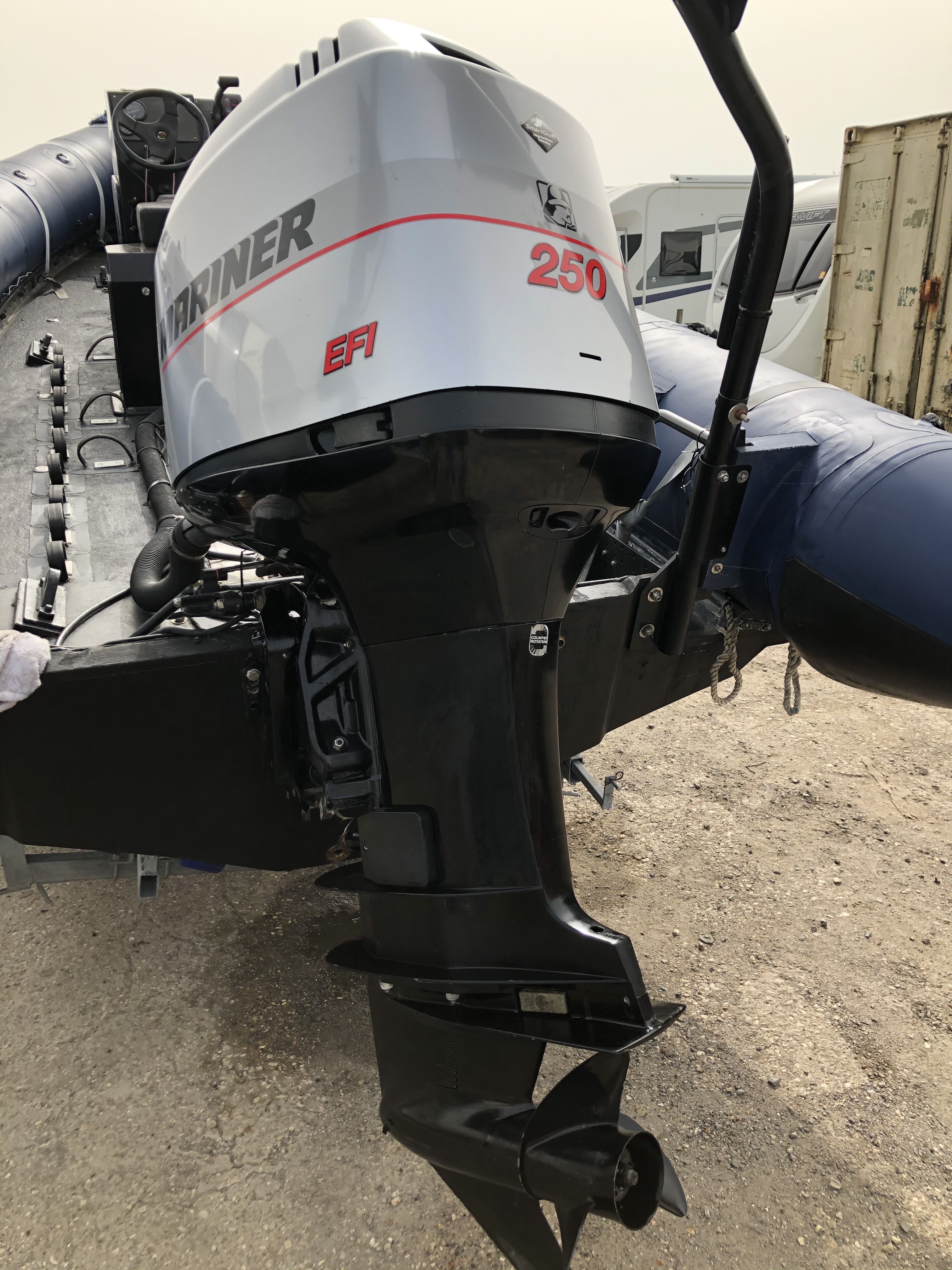Stock boat at Auto Marine Services