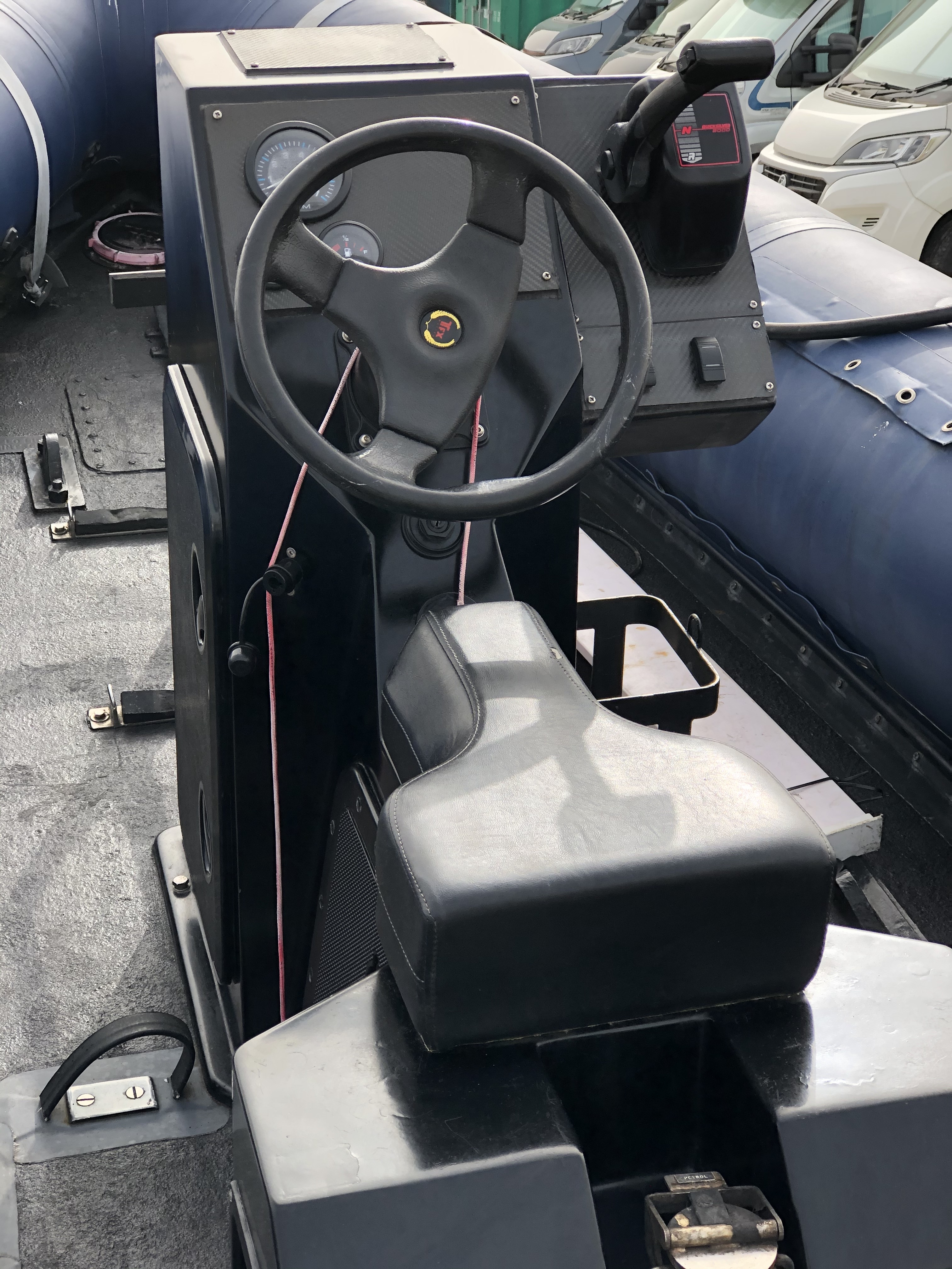 Stock boat at Auto Marine Services